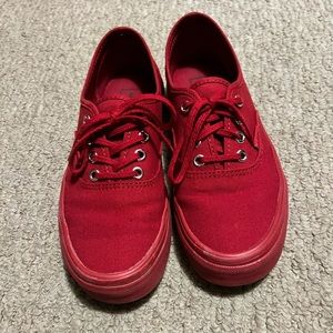 Red Vans